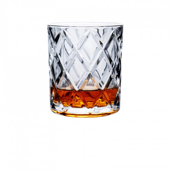 Vaso de vidrio hexagonal whisky