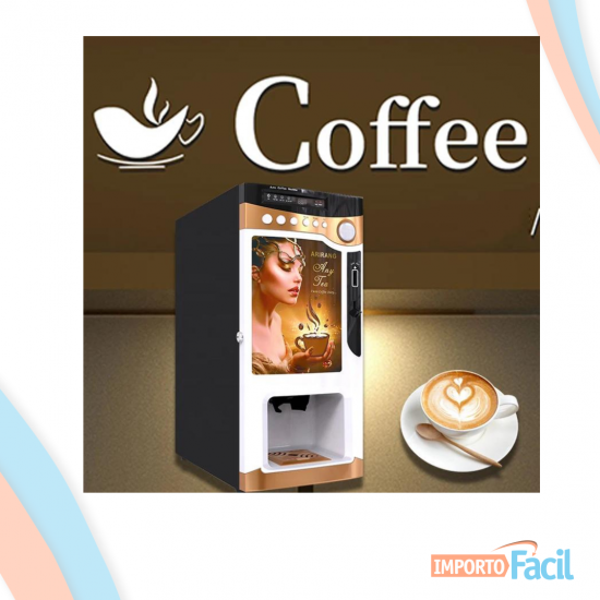 Máquina Expendedora de café Espresso, 3 variedades